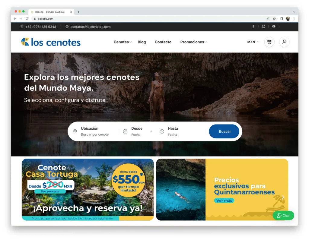 Hispanicus Digital Marketing, Branding, Logos, SEO, Los Cenotes